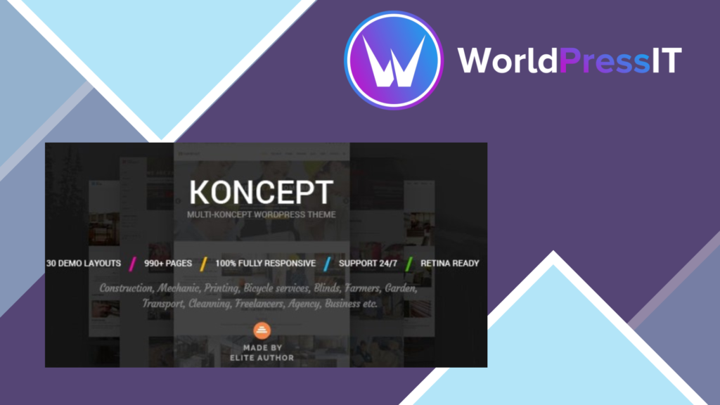 Koncept - Responsive Multi-Concept WordPress Theme