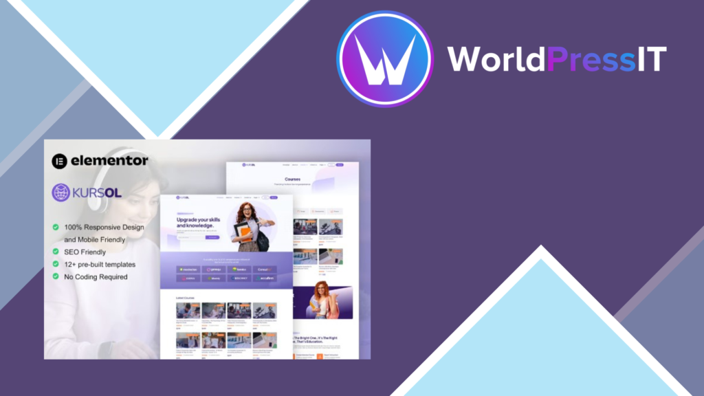 Kursol – Online Course and Education Elementor Pro Template Kit
