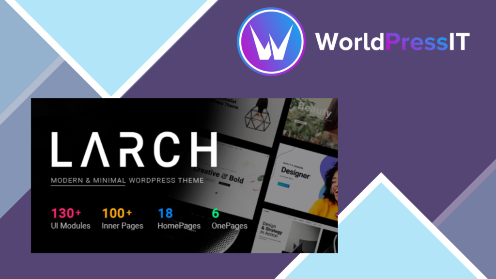 Larch - Responsive Minimal Multipurpose WordPress Theme