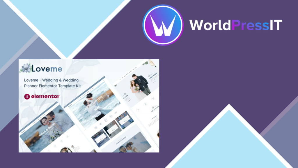 Loveme – Wedding and Wedding Planner Elementor Template Kit