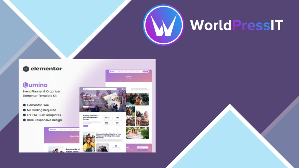 Lumina – Event Planner and Organizer Elementor Template KitLatest Lumina – Event Planner and Organizer Elementor Template Kit