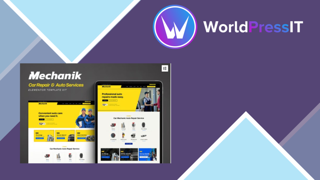 Mechanik – Car Repair and Auto Services Elementor Template KitLatest Mechanik – Car Repair and Auto Services Elementor Template Kit