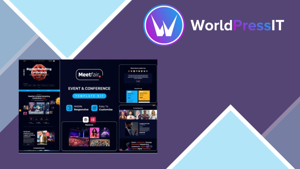 Meetfair – Event and Conference Elementor Template Kit
