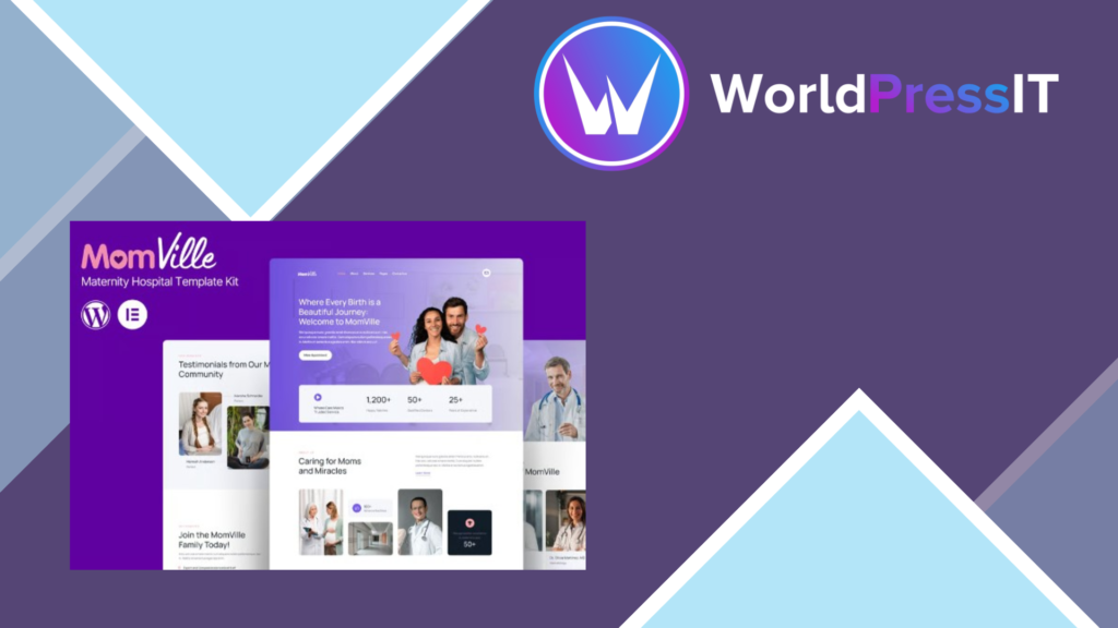 MomVille – Maternity Hospital Elementor Kit Template