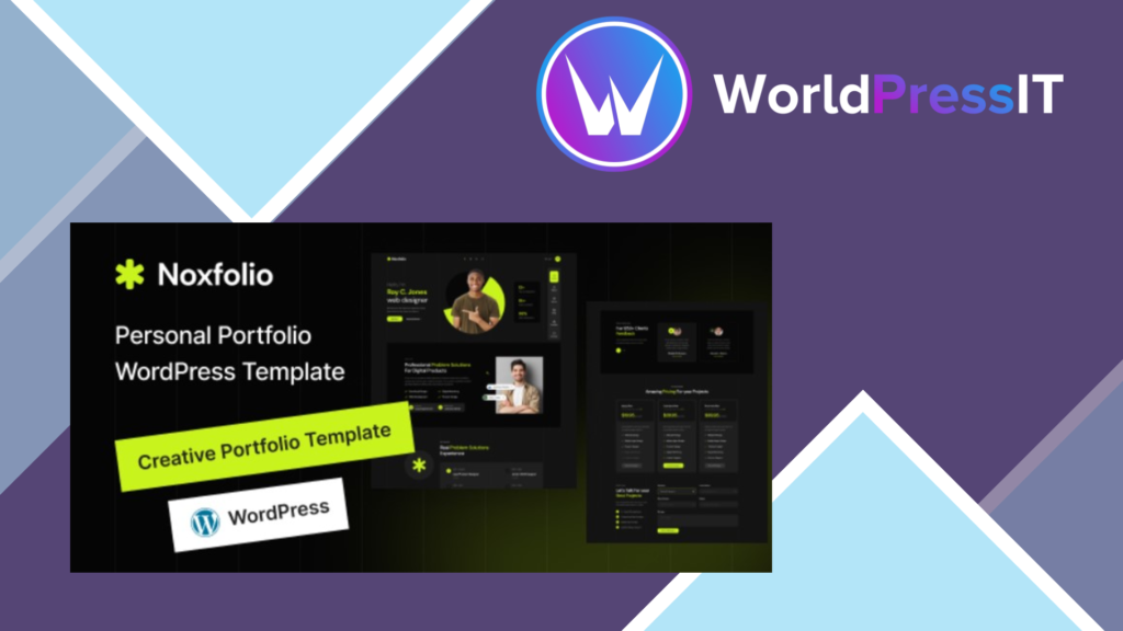 Noxfolio - Personal Portfolio Resume WordPress Theme