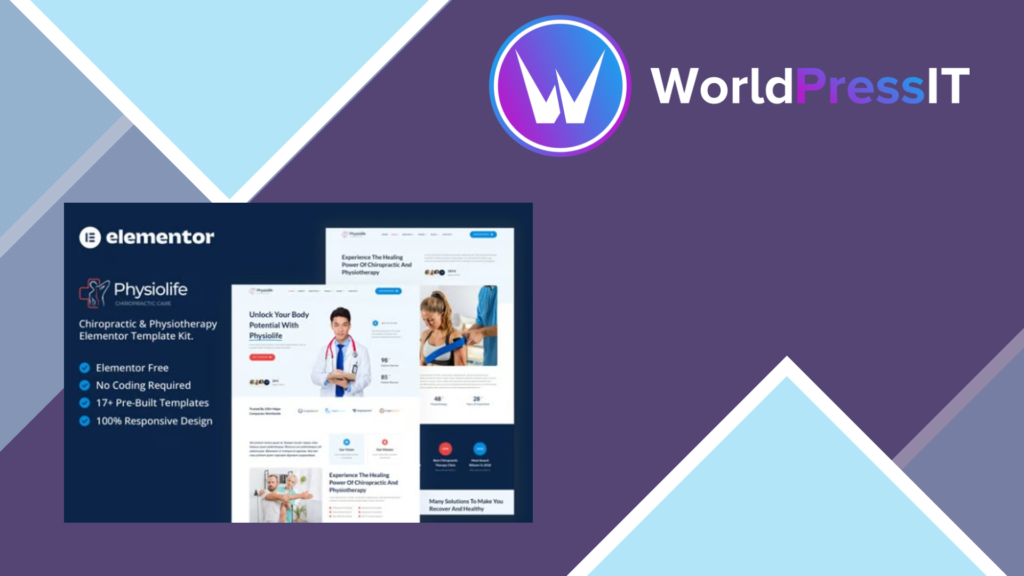 Physiolife – Chiropractic and Physiotherapy Elementor Template KitLatest Physiolife – Chiropractic and Physiotherapy Elementor Template Kit