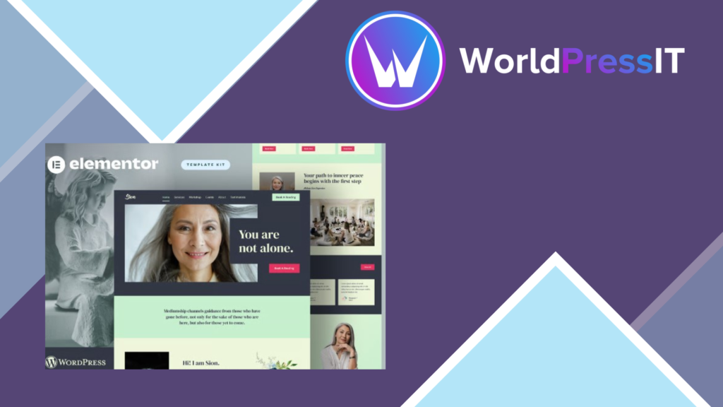 Sion – Psychic Medium Elementor Template Kit