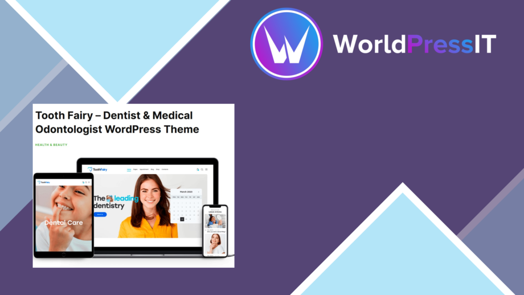 Tooth Fairy – Dentist and Medical Odontologist WordPress Theme