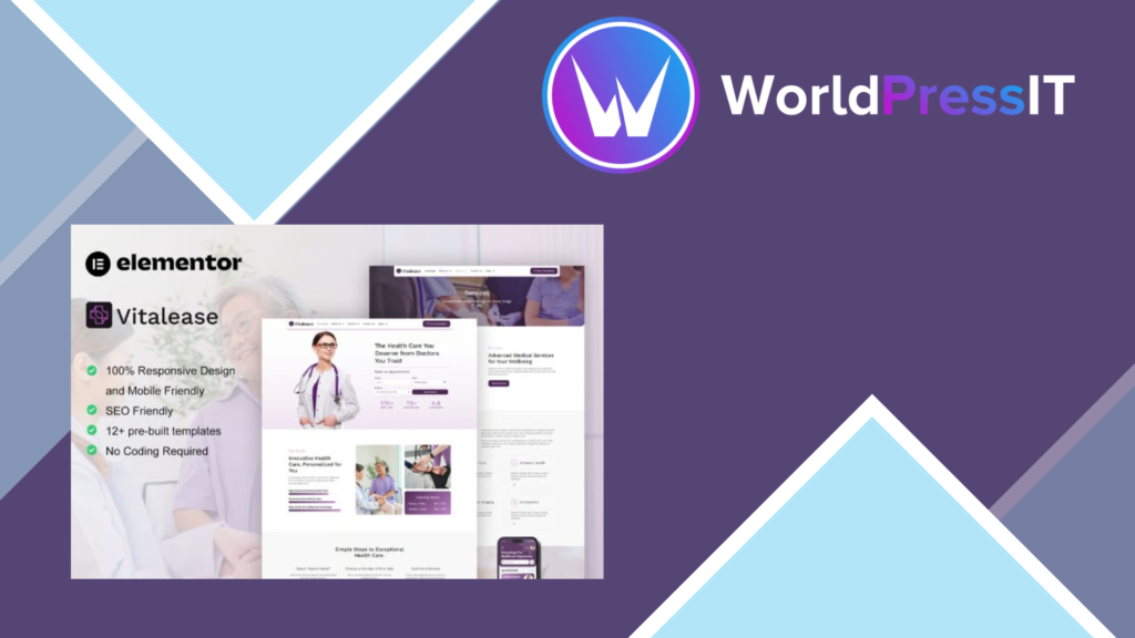Vitalease – Health Care and Medical Elementor Template Kit
