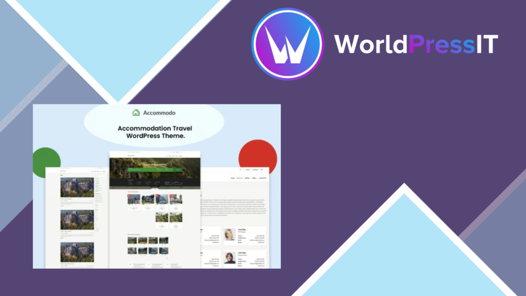 Accommodo – Accommodation Travel WordPress Theme