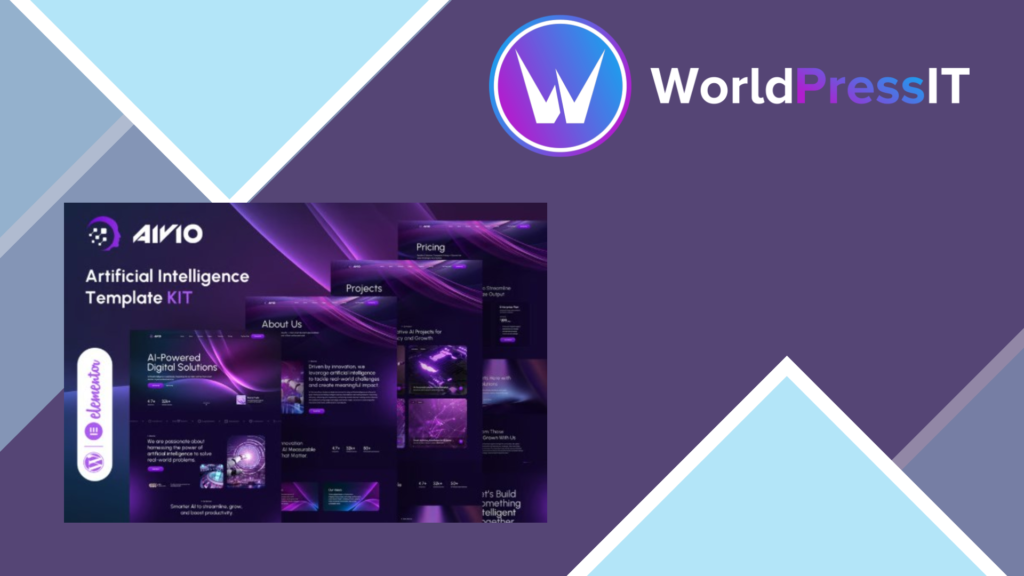 Aivio – Artificial Intelligence Elementor Template Kit