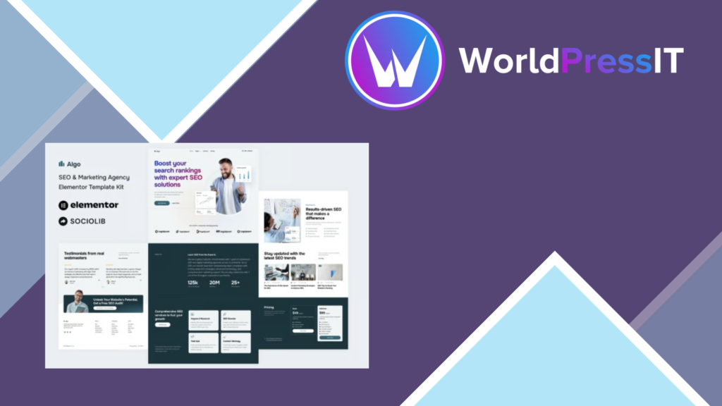 Algo – SEO and Marketing Agency Elementor Template Kit