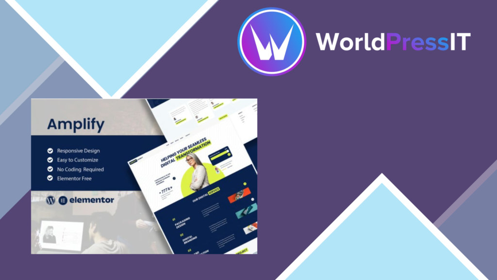 Amplify – Digital Marketing Agency Elementor Template Kit