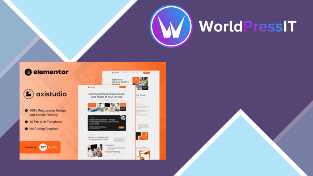 Axistudio – Branding and Creative Studio Elementor Template Kit