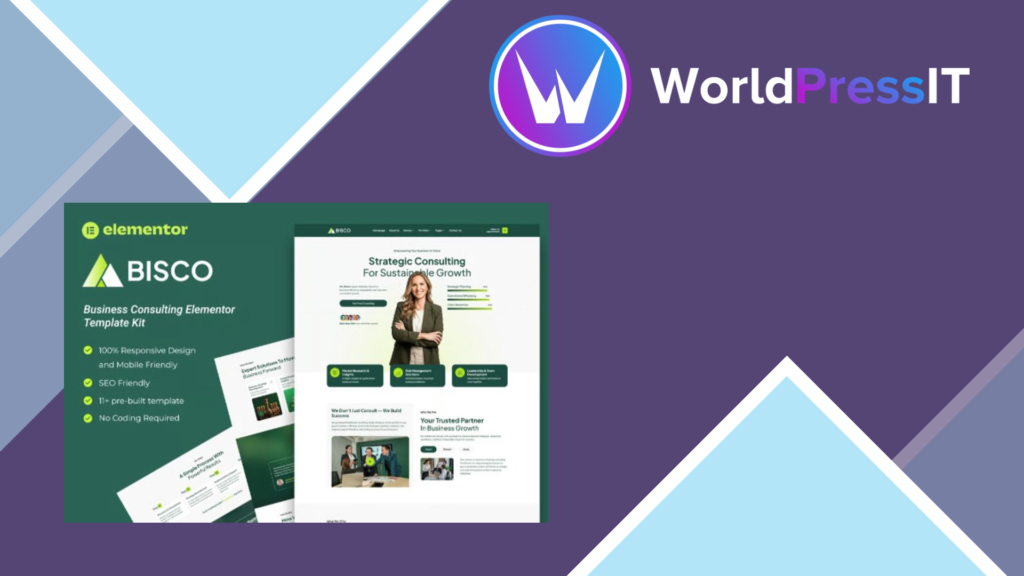 Bisco – Business Consulting Elementor Template Kit