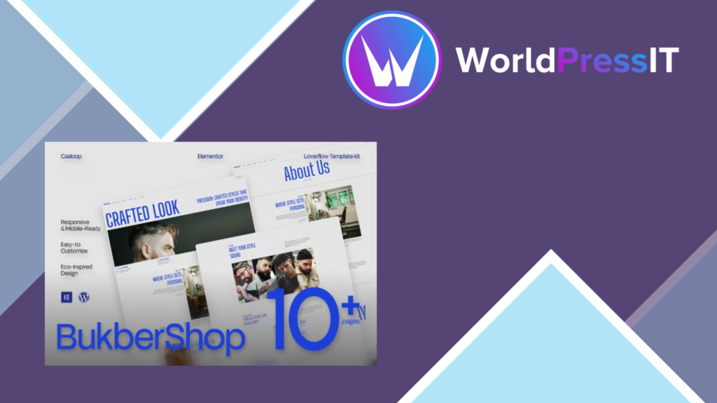 Bukber – Clean Modern Salon and Barbershop Elementor Template Kit
