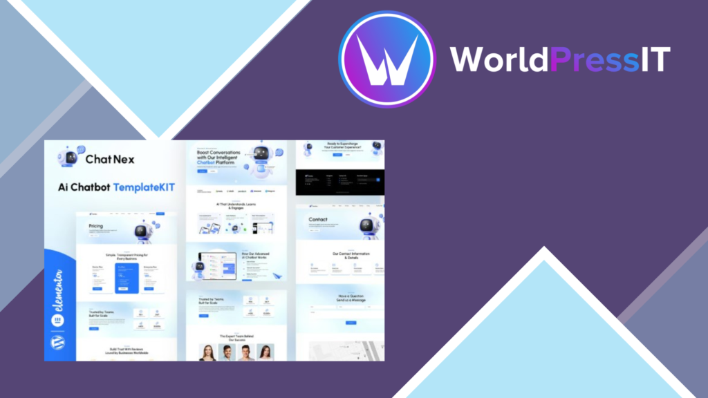 ChatNex – AI Chatbot Elementor Template Kit