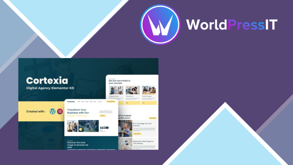 Cortexia – Digital Agency Elementor Template Kit