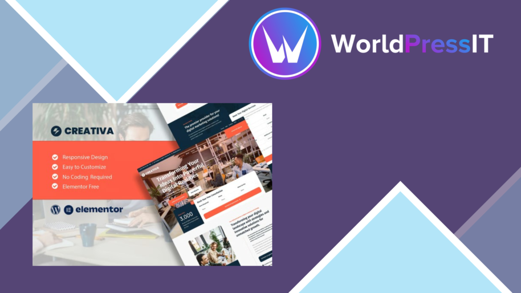 Creativa – Digital Agency Elementor Template Kit