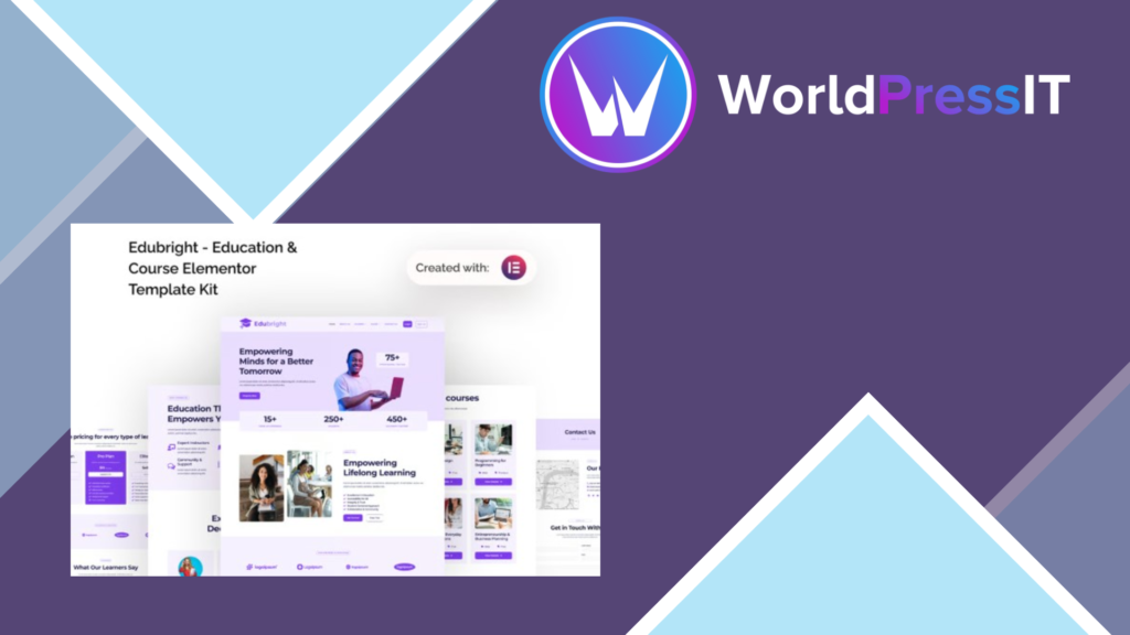 Edubright – Online Course and Education Elementor Template Kit