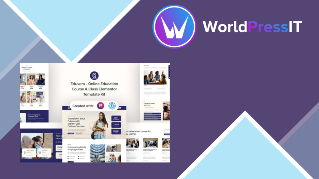 Eduvera – Online Education Course and Class Elementor Template Kit
