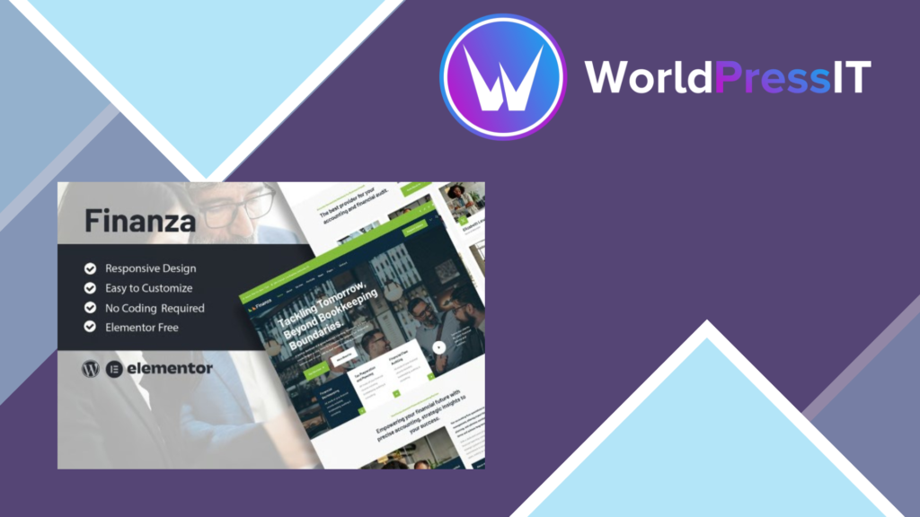 Finanza – Finance and Accounting Company Elementor Template Kit