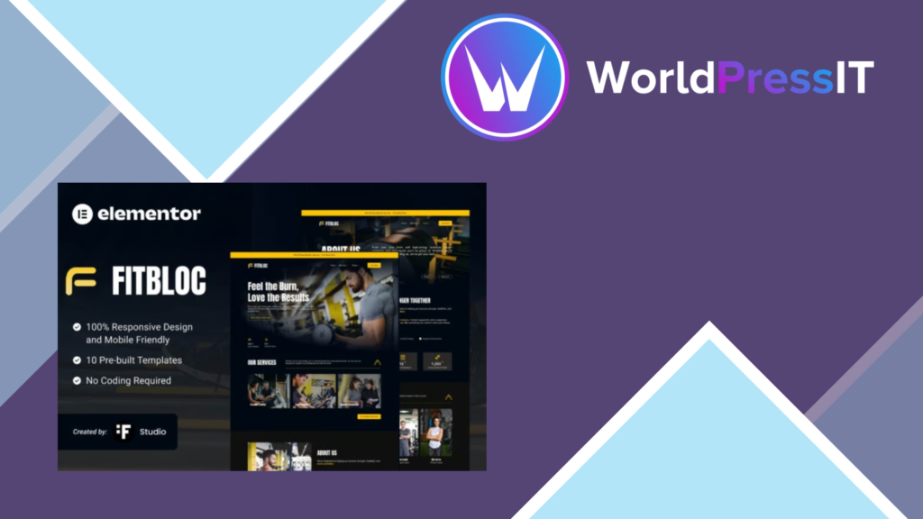 Fitbloc – Fitness and Wellness Elementor Template KitLatest Fitbloc – Fitness and Wellness Elementor Template Kit