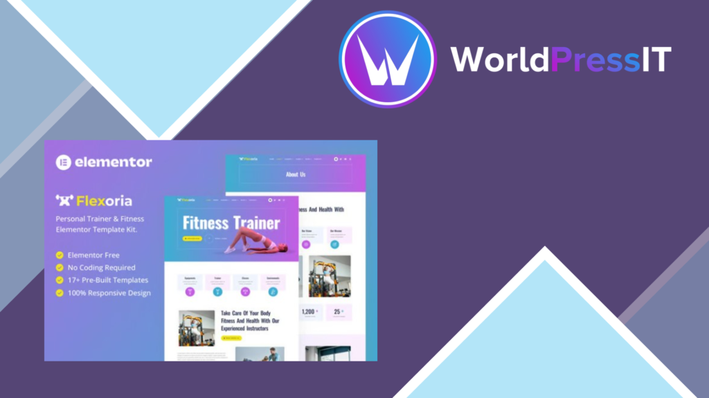 Flexoria – Personal Trainer and Fitness Elementor Template Kit