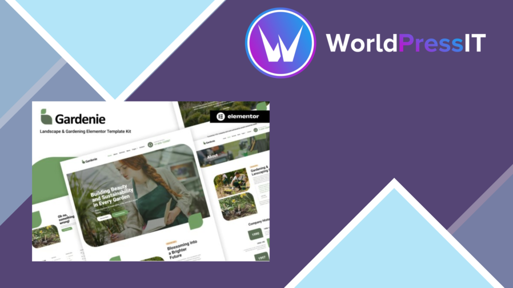 Gardenie – Landscape and Gardening Elementor Template Kit