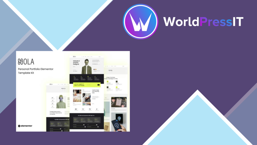 Hola – Personal Portfolio Elementor Template Kit