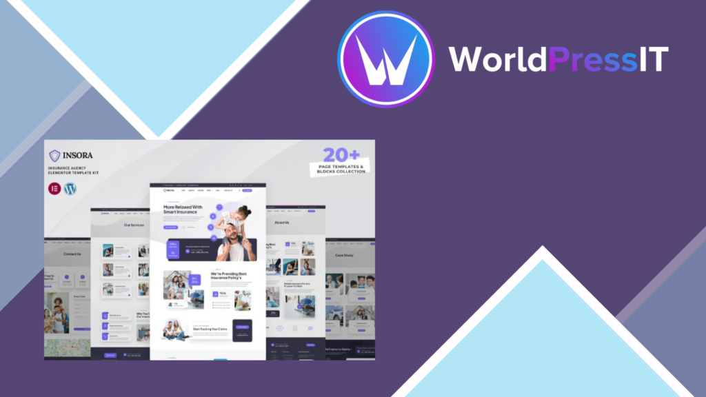 Insora – Insurance Agency Elementor Template Kit