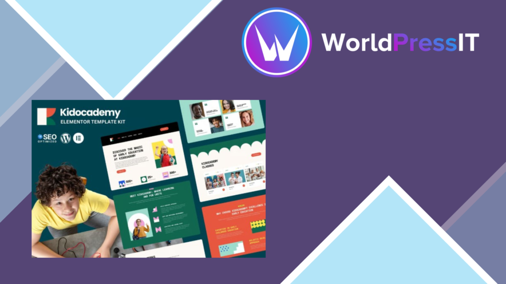 Kidocademy – Kindergarten and Preschool Elementor Template Kit