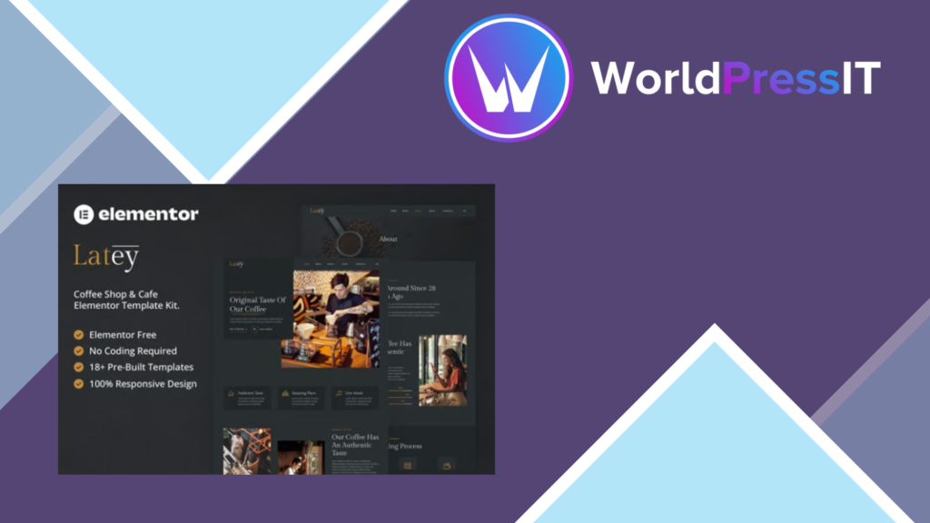 Latey – Coffee Shop and Cafe Elementor Template Kit