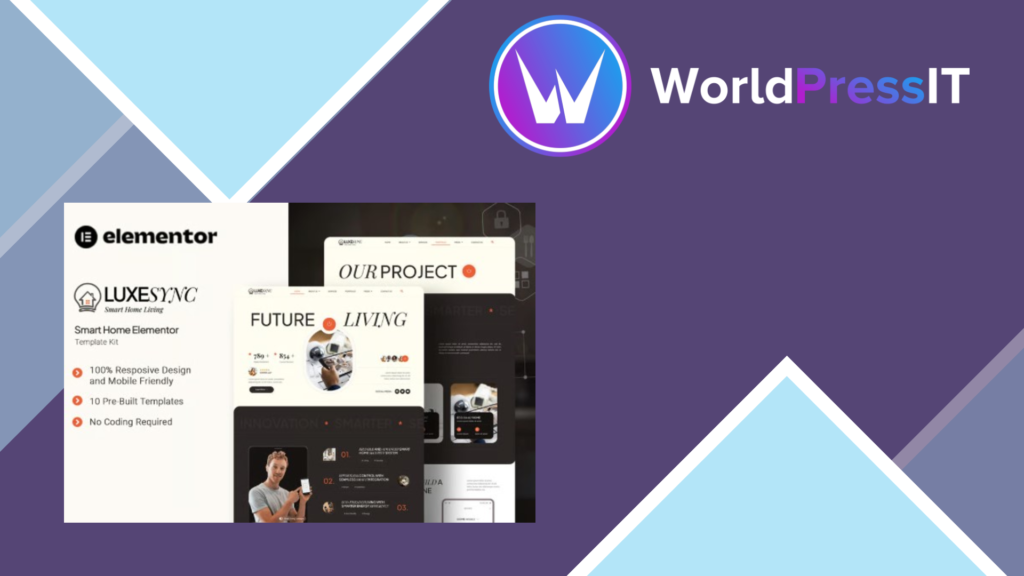 Luxesync – Smart Home Elementor Template Kit