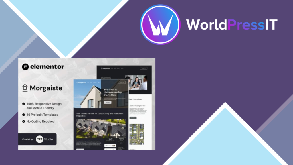 Morgaiste – Real Estate Mortgage Solutions Elementor Template Kit