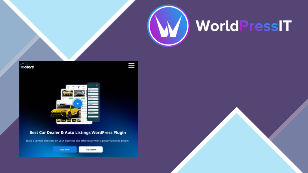 Motors Pro Plugin – Car Dealer, Classifieds and Listing Pro