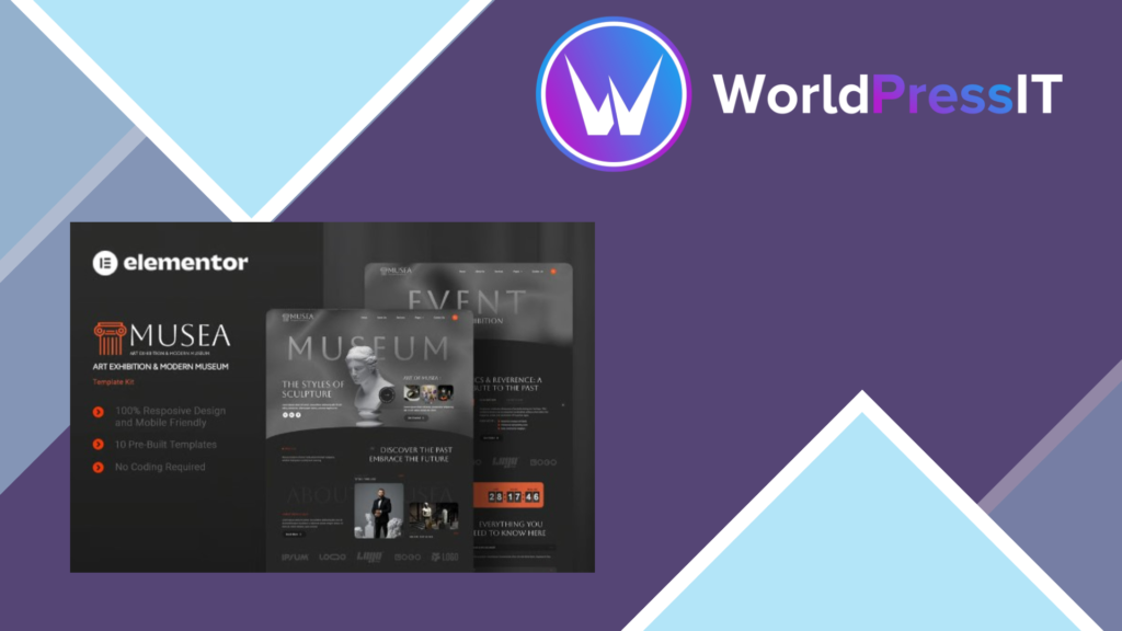 Musea – Art Exhibition and Modern Museum Elementor Template Kit
