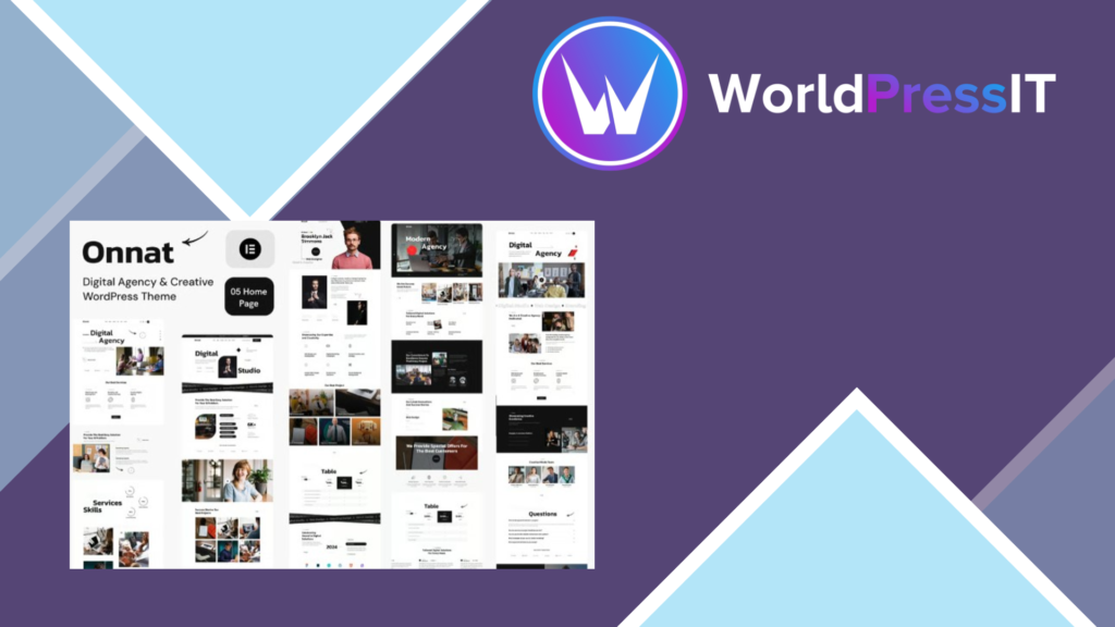Onnat – Digital Agency and Creative WordPress Theme