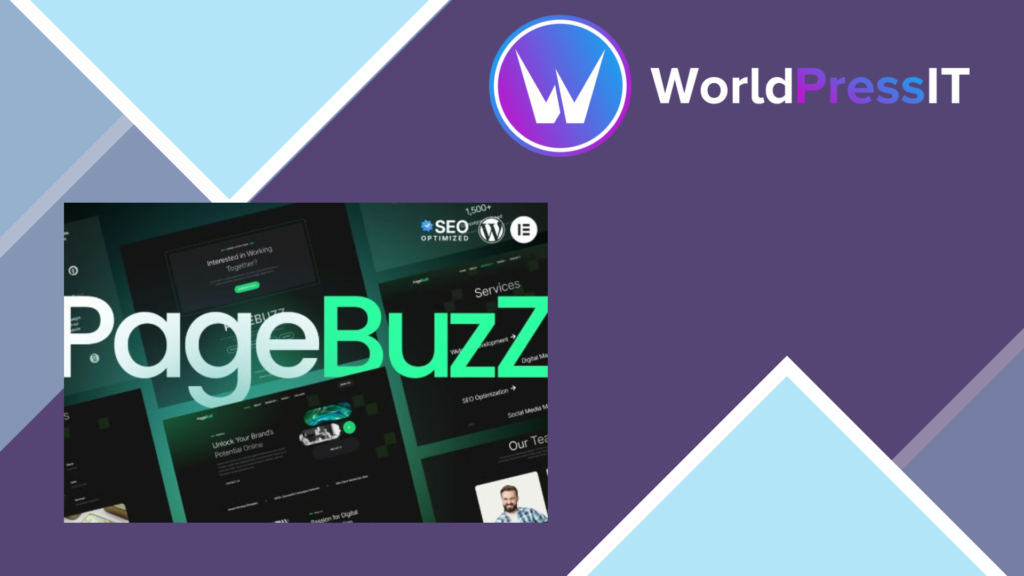 PageBuzz – Digital Agency Elementor Template Kit
