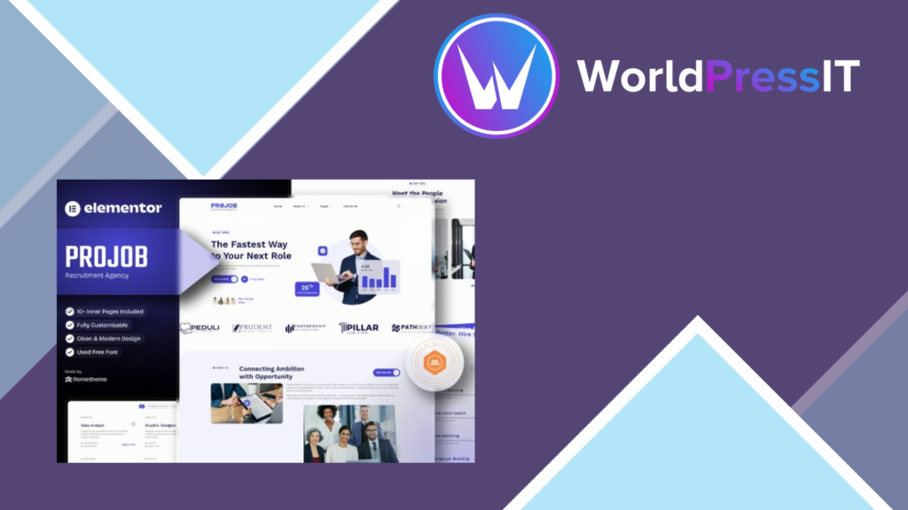 Projob – Recruitment Agency Elementor Template Kit