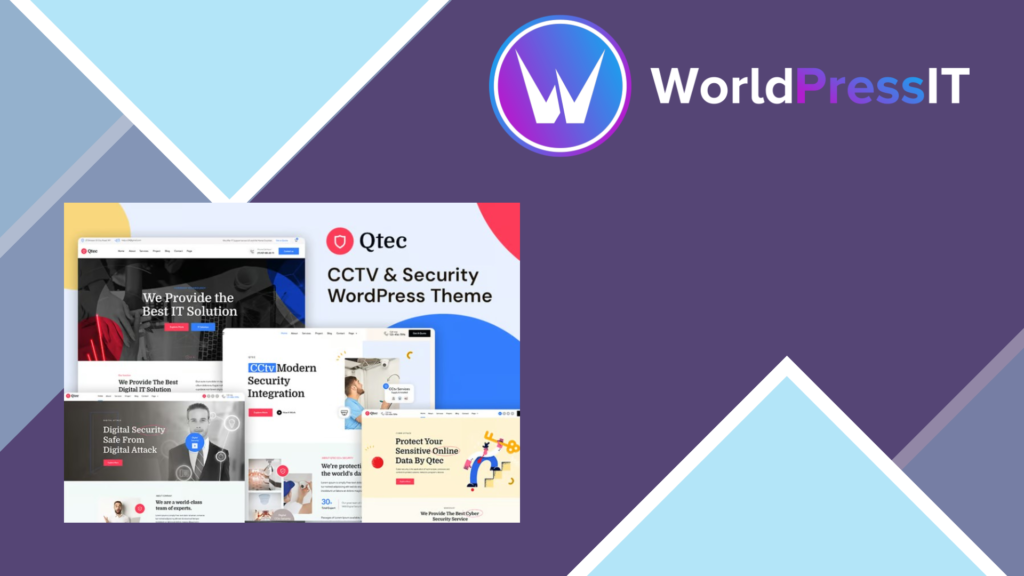 Qtec – CCTV and Security WordPress Theme