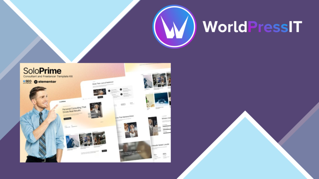 SoloPrime – Consultant and Freelancer Elementor Template Kit