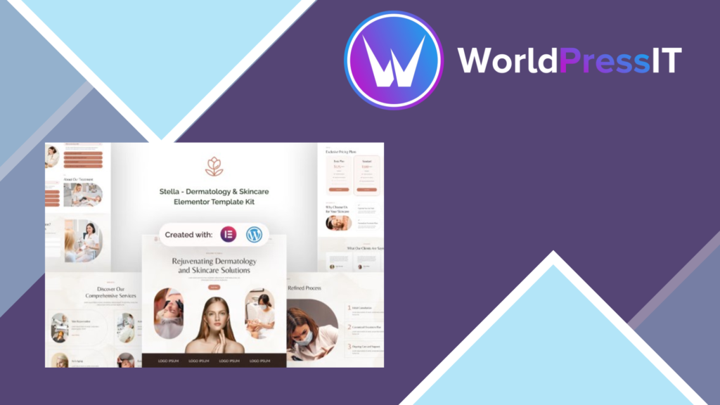 Stella – Dermatology and Skincare Elementor Template Kit