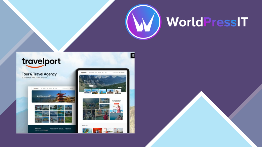 Travelport – Tour and Travel Agency Elementor Pro Template Kit