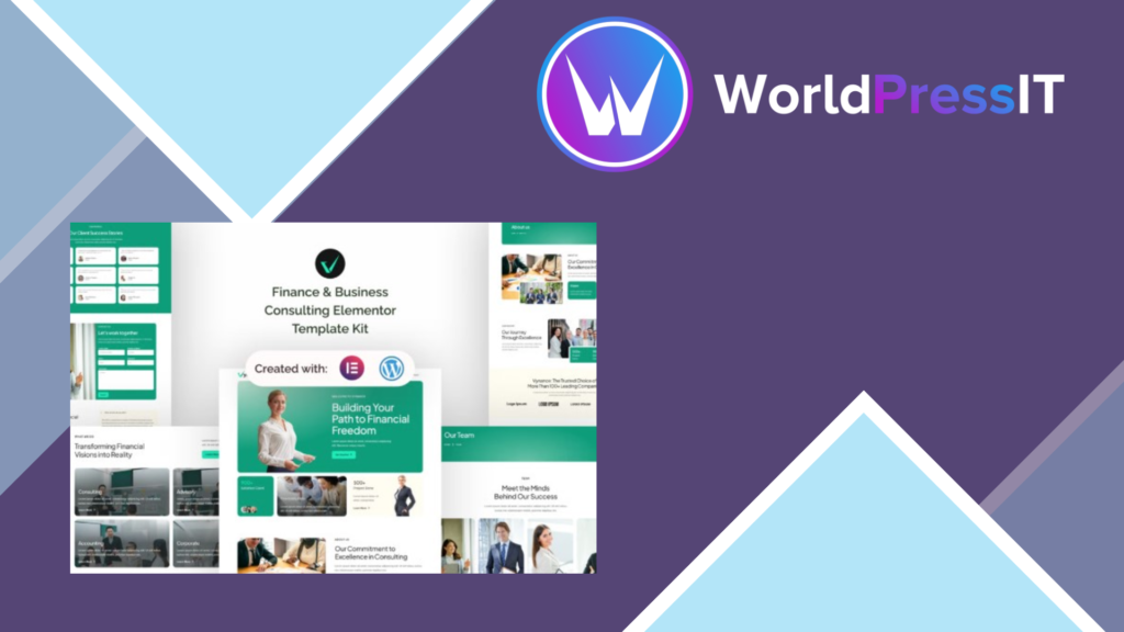 Vynance – Finance and Business Consulting Elementor Template Kit