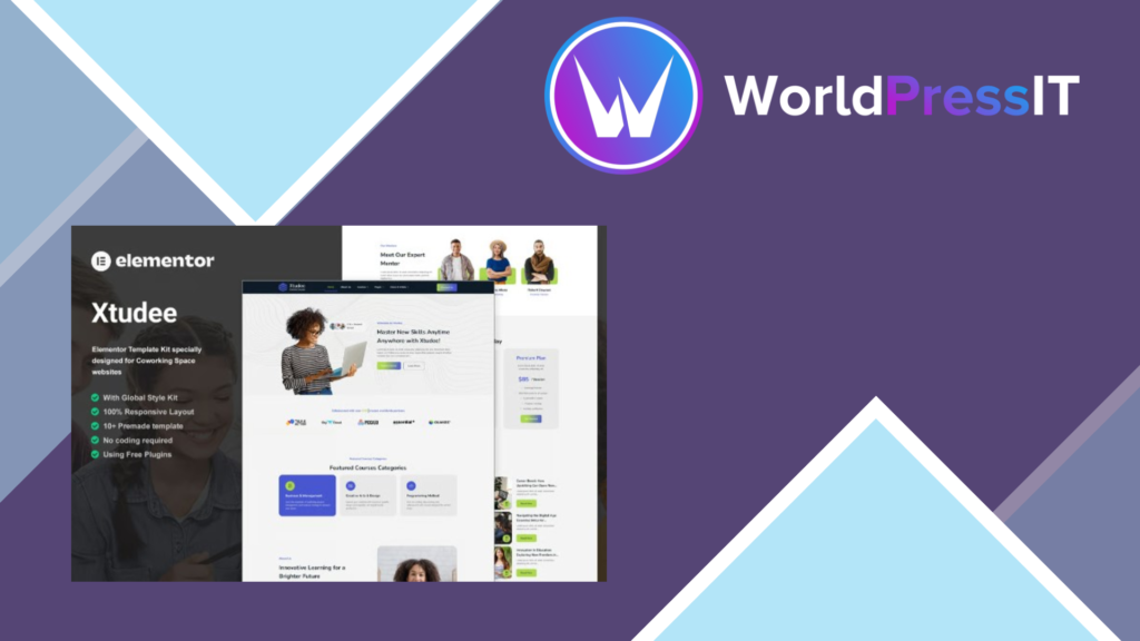 Xtudee – Online Course Elementor Template Kit