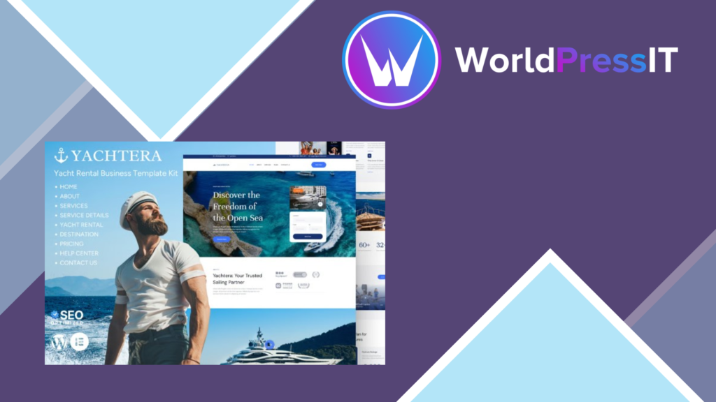Yachtera – Yacht Club and Boat Rental Elementor Template Kit