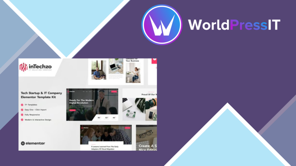inTechzo – Startup and IT Company Elementor Template Kit